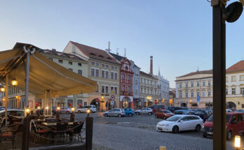 Litoměřice Zentrum am Abend