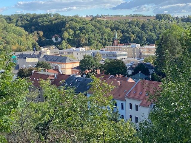 Blick von den Schreberstufen in Meißen auf das Triebischtal